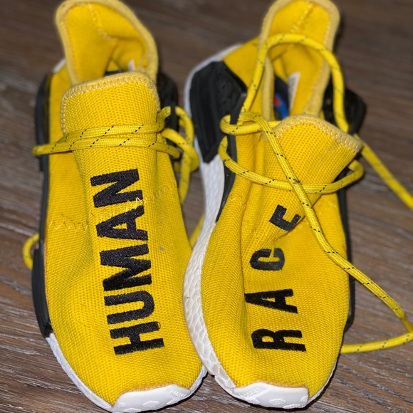 human race shoes kids yellow